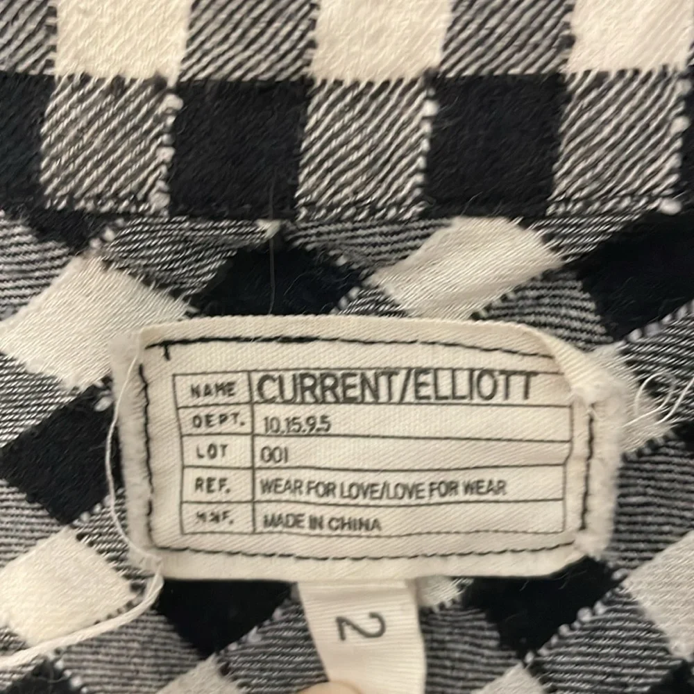 Current/Elliot Twist Shirt Dress - Sherlock Plaid - Picture 5 of 7